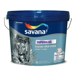 Vopsea Lavabila Savana Superalba Cu Latex